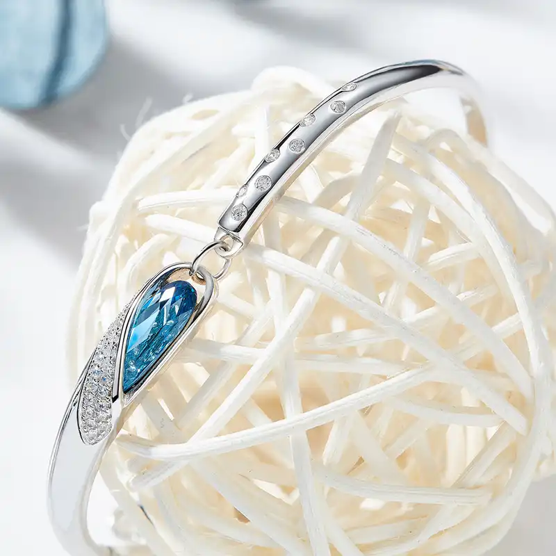 دستبند نقره زنانه شهر جواهر مدل SJ-GB002