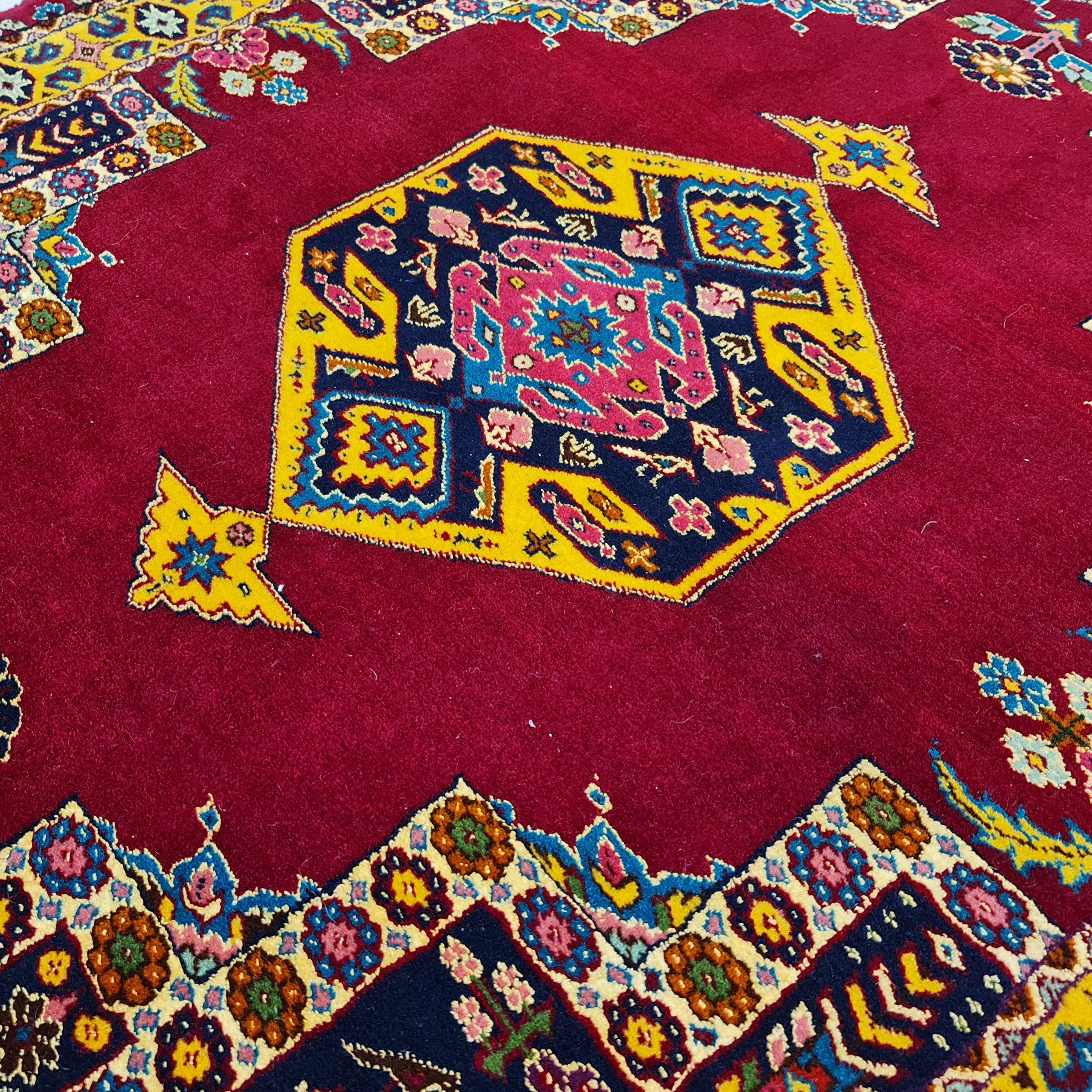 فرش دستبافت یک و نیم متری کد 1265