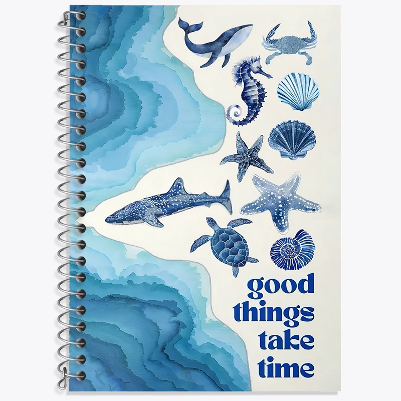 دفتر نت موسیقی 50 برگ خندالو طرح دریایی کد N5319