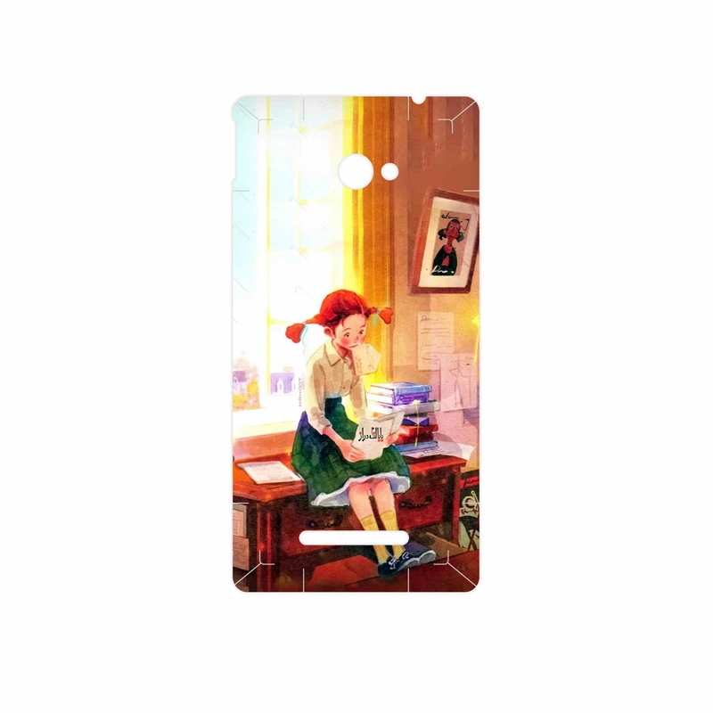 برچسب پوششی ماهوت مدل Watashi No Ashinaga Ojisan مناسب برای گوشی موبایل اچ تی سی 8X