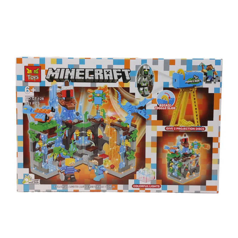 ساختنی مدل ماینکرافت طرح چراغدار