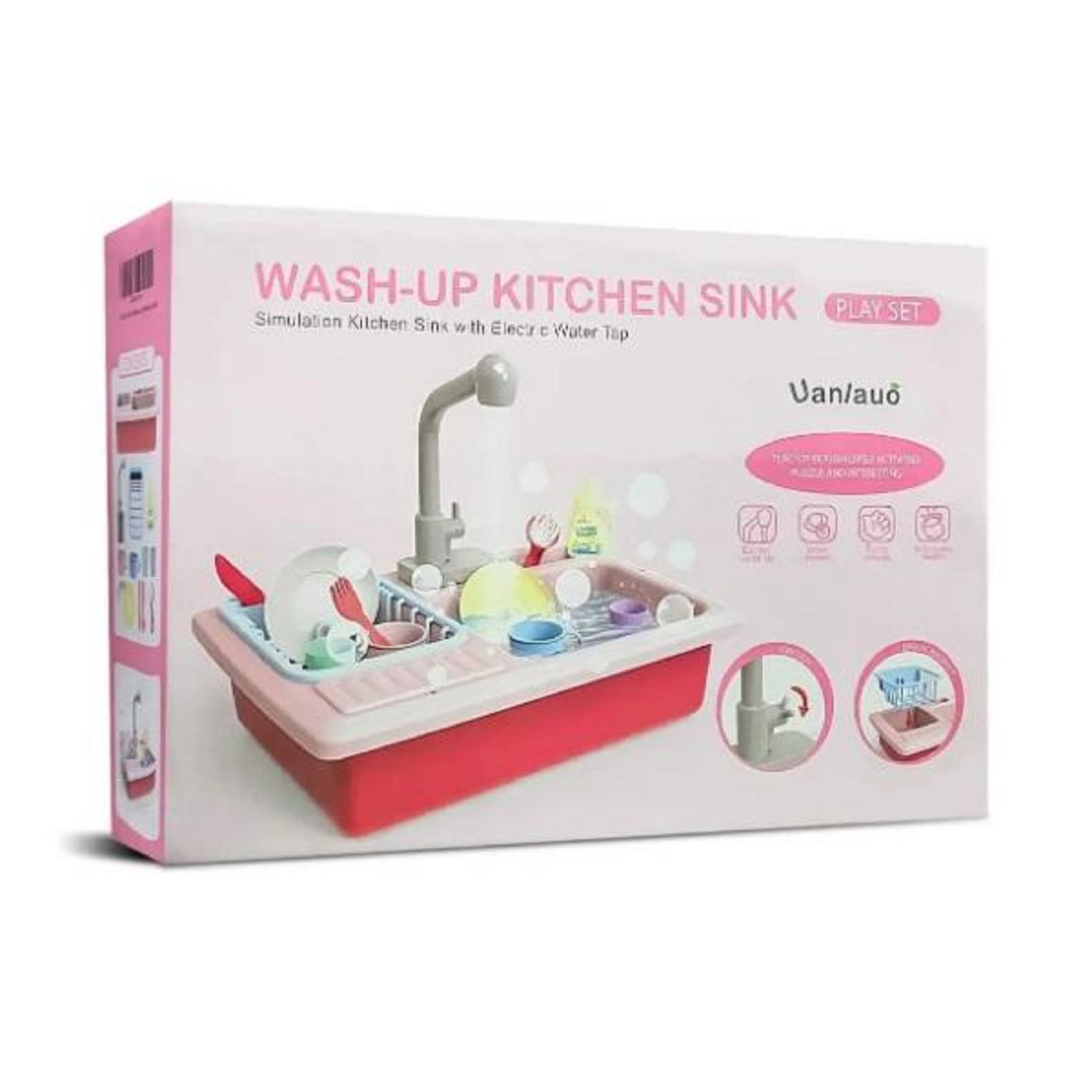 اسباب بازی سینک ظرفشویی مدل KITCHEN SINK  کد WY666