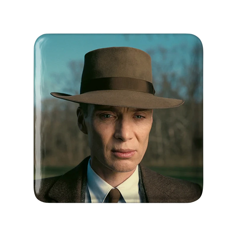 مگنت خندالو طرح اوپنهایمر Oppenheimer مدل مربعی کد 31020