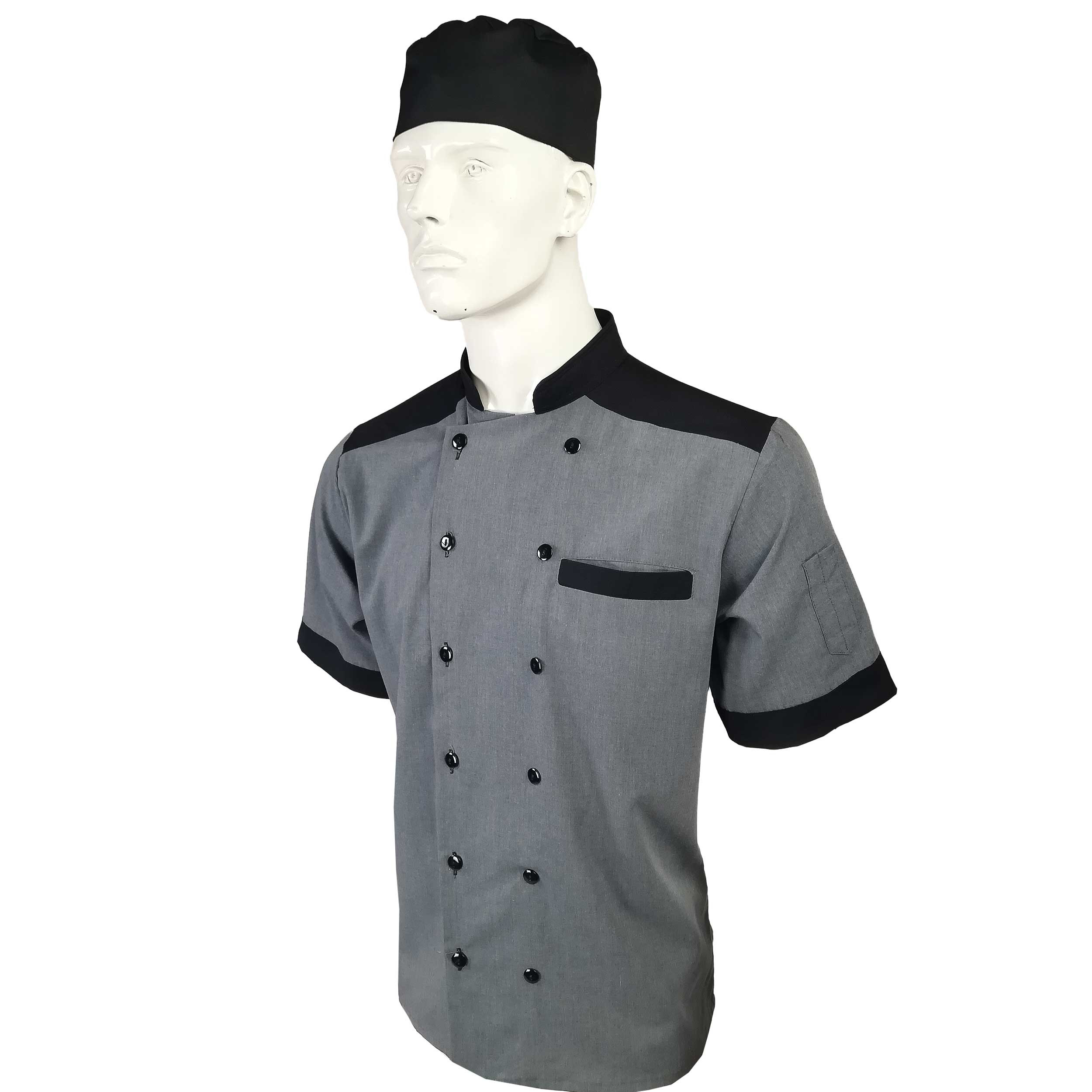 روپوش کار رستوران مدل کربن c2 به همراه کلاه روپوش کار رستوران مدل کربن c2 به همراه کلاه