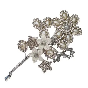 ریسه مو زنانه مدل نگین دار 02