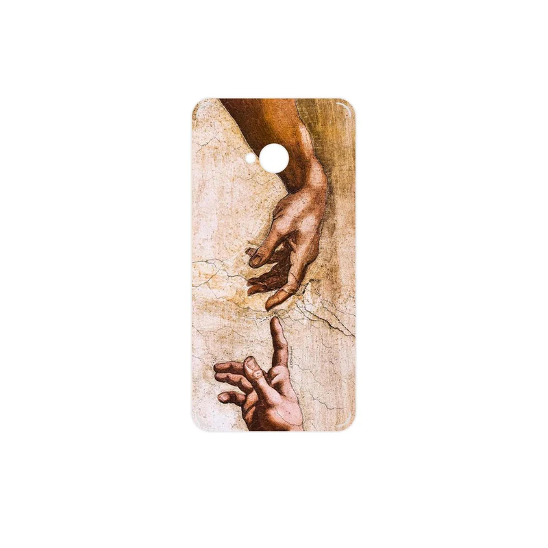 برچسب پوششی ماهوت مدل The Creation of Adam of MichelAnge مناسب برای گوشی موبایل اچ تی سی One