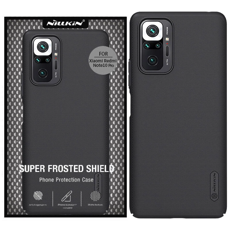 کاور نیلکین مدل Super Frosted Shield مناسب برای گوشی موبایل شیائومی Redmi Note 10 Pro / Redmi Note 10 Pro Max