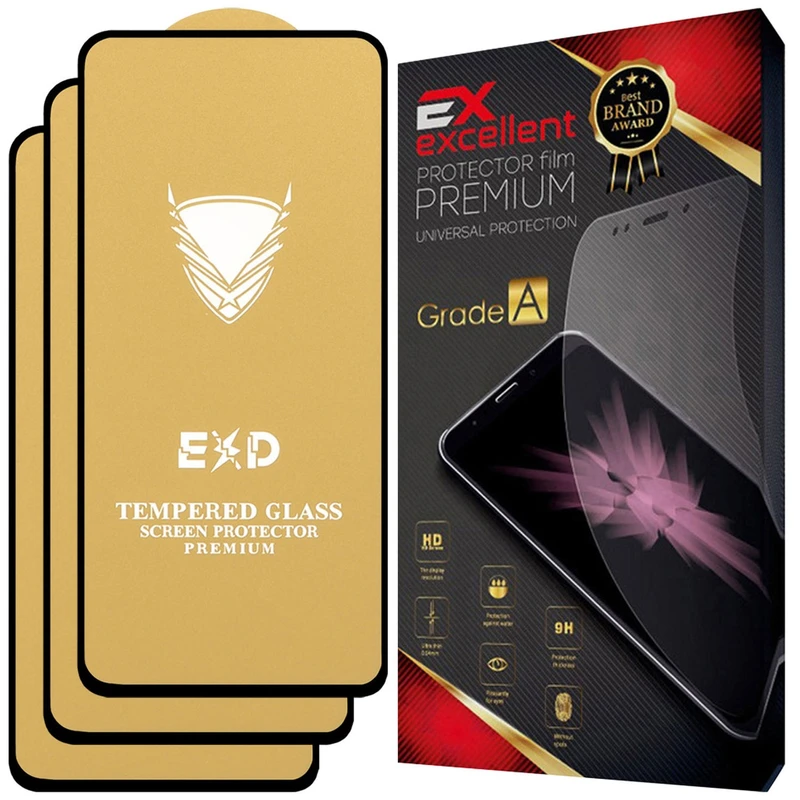 محافظ صفحه نمایش شیشه ای ایکس اکسلنت مدل XOG مناسب برای گوشی موبایل شیائومی Poco M4 Pro 4G بسته سه عددی