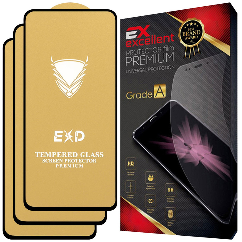 محافظ صفحه نمایش شیشه ای ایکس اکسلنت مدل XOG Gold مناسب برای گوشی موبایل شیائومی 15T بسته سه عددی
