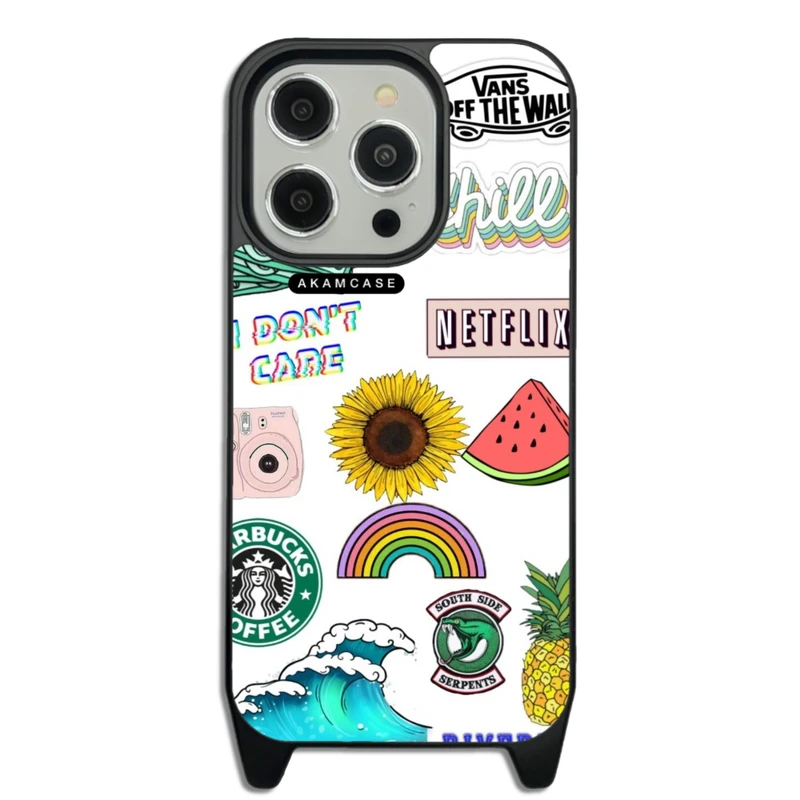 کاور آکام مدل AMCWLA14PRO-GOOD VIBES14 مناسب برای گوشی موبایل اپل iPhone 14 Pro