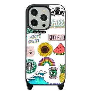 AKAM AMCWLA15PRO-GOOD VIBES14 Cover For Apple iPhone 15 Pro