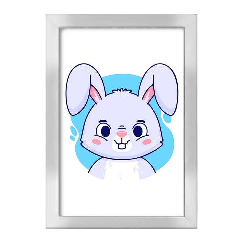 تابلو خندالو طرح خرگوش حیوانات بامزه کد 37151