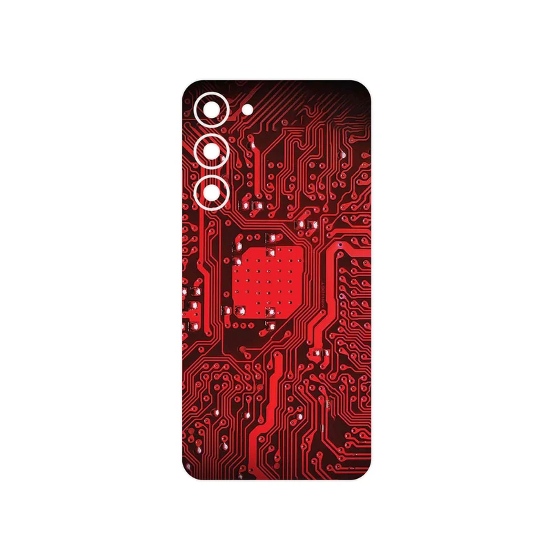 برچسب پوششی ماهوت مدل Red_Printed_Circuit_Board مناسب برای گوشی موبایل سامسونگ Galaxy S23 Plus