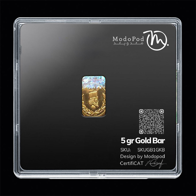 شمش طلا 18 عیار مدوپد مدل نوزاد کد SG10284 شمش طلا 18 عیار مدوپد مدل نوزاد کد SG10284