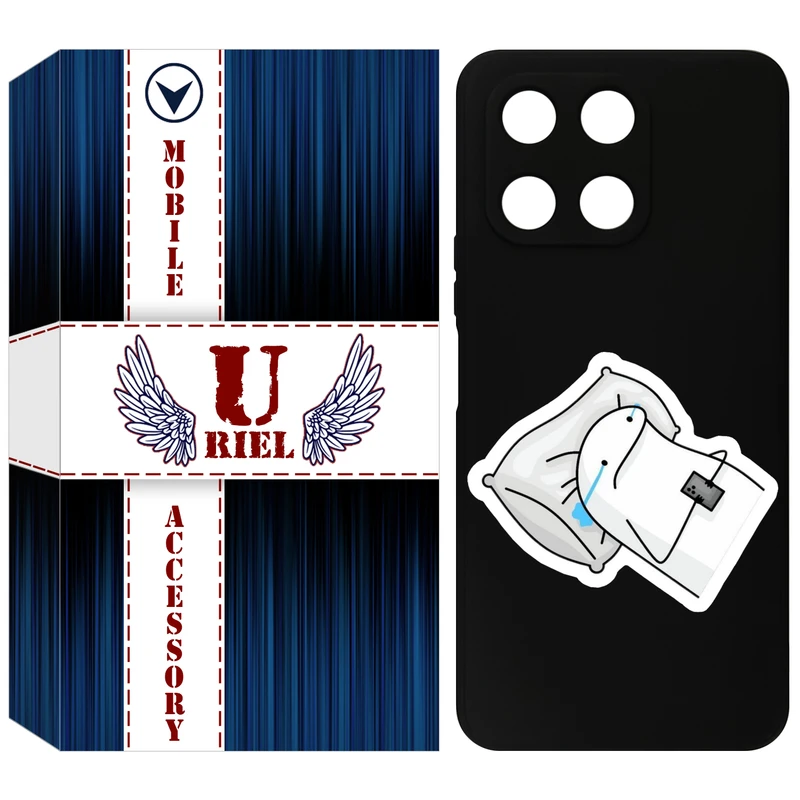 کاور یوریل  مدل KSH کد 81 طرح غمگین مناسب برای گوشی موبایل آنر X6A / X6A Plus