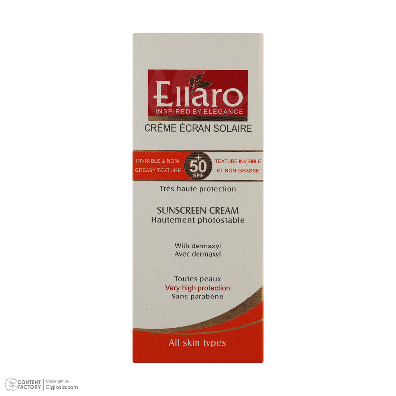 ضد آفتاب بی رنگ الارو مدل +SPF50 مناسب انواع پوست حجم 50 میلی لیتر ضد آفتاب بی رنگ الارو مدل +SPF50 مناسب انواع پوست حجم 50 میلی لیتر