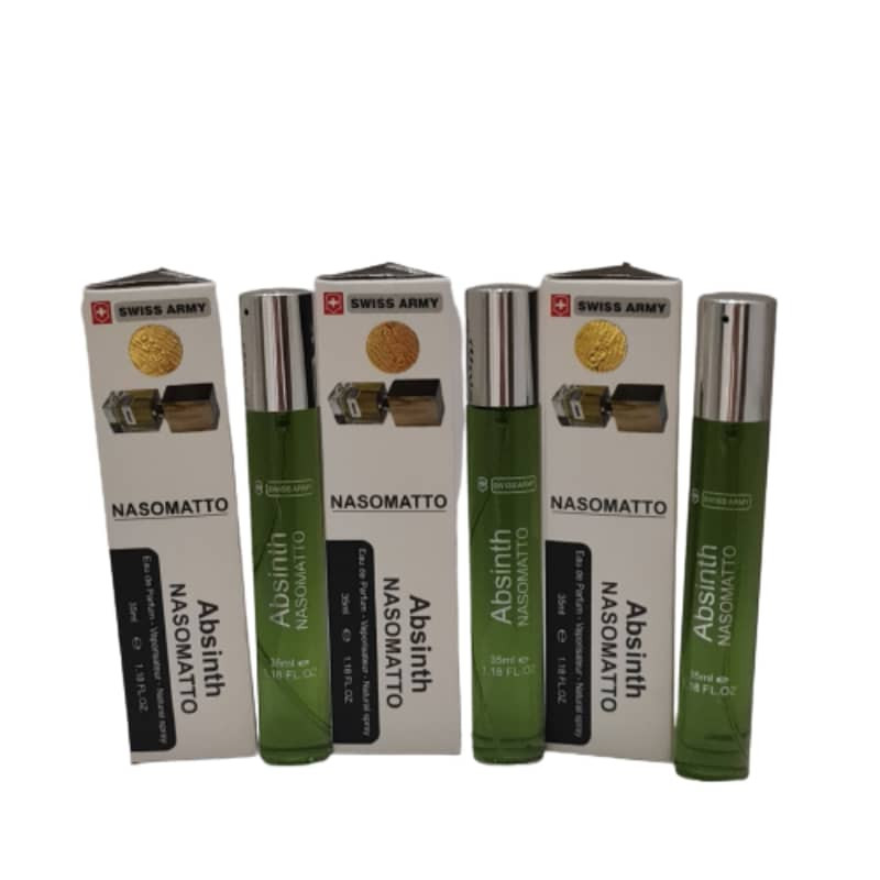 عطر جیبی سوئیس آرمی مدل ناسوماتو حجم 35 میلی لیتر مجموعه 3 عددی