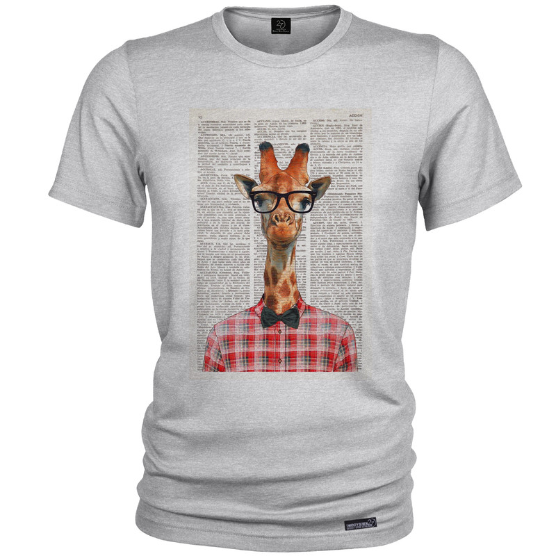 تی شرت مردانه 27 مدل Giraffe کد MH1407