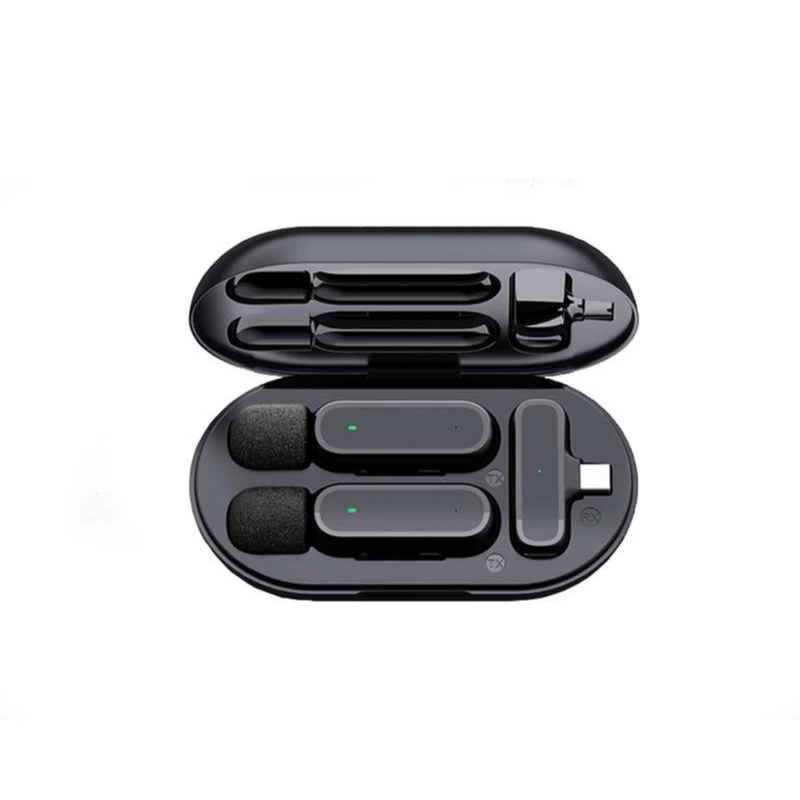 میکروفن یقه ای بی سیم مدل K61 dual type-c