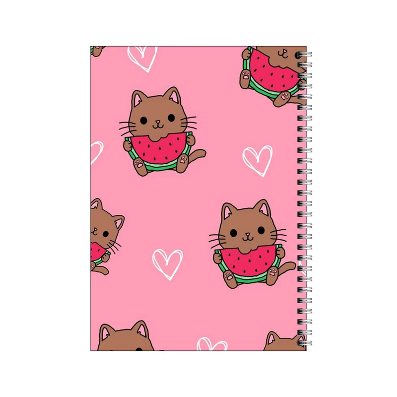 دفتر مشق 50 برگ بامبیلیپ طرح گربه هندوانه خور کد 4608485