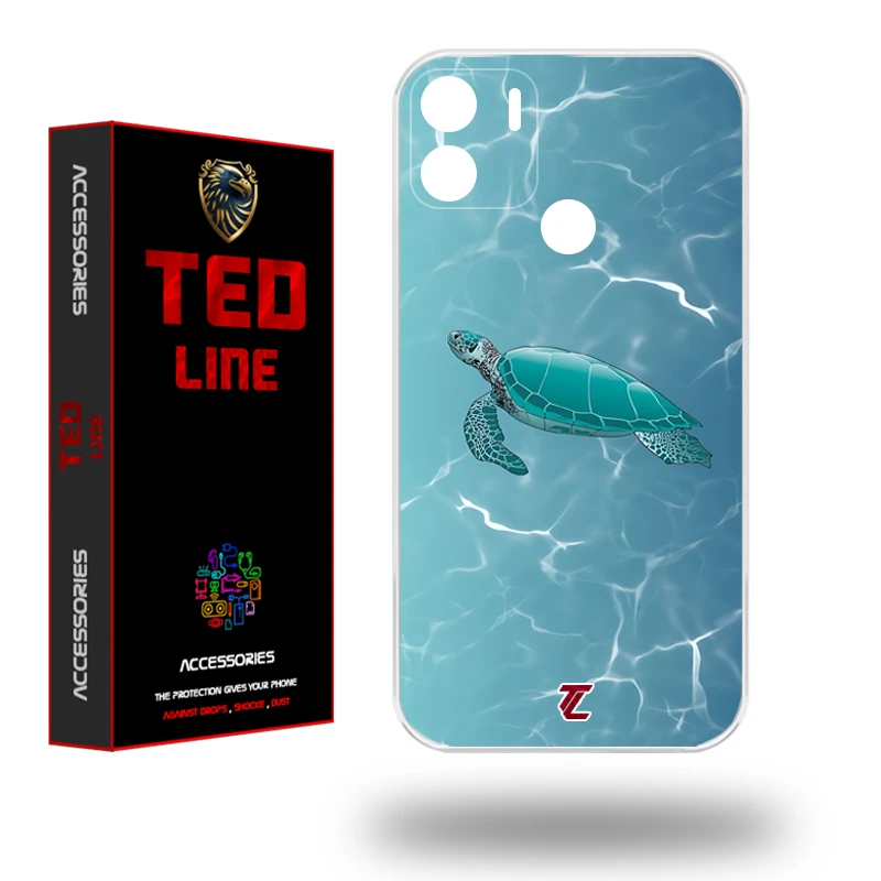 کاور تد لاین طرح لاک پشت کد 1100 مناسب برای گوشی موبایل شیائومی Redmi A1 Plus / A2 Plus / Poco C51 / C50