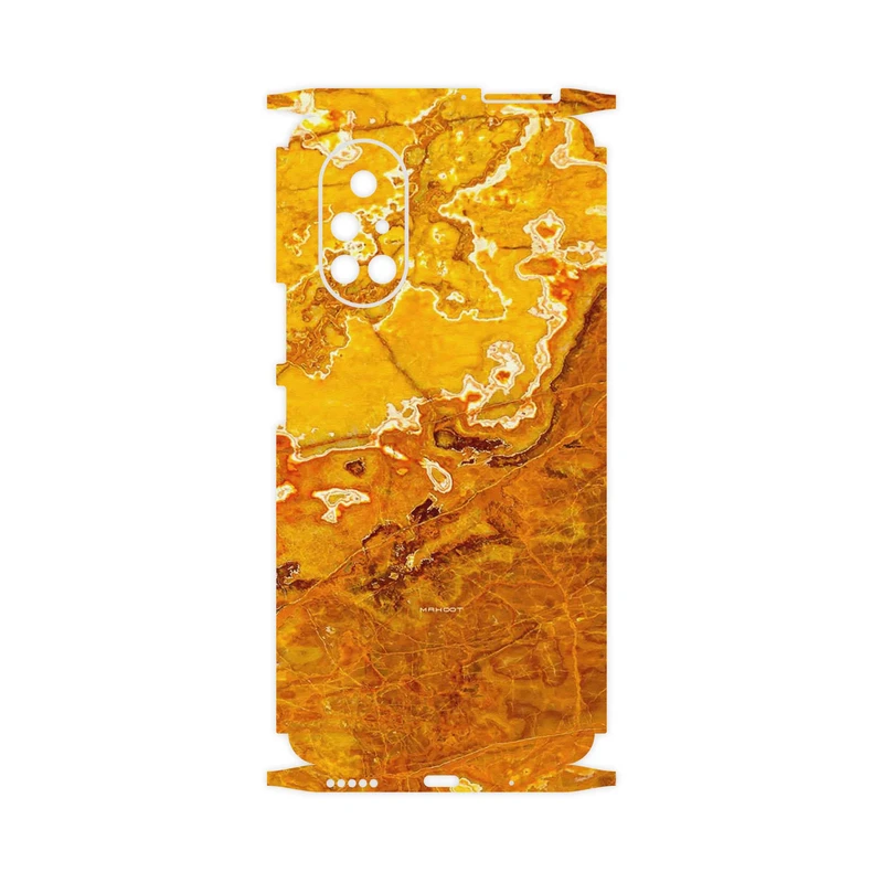 برچسب پوششی ماهوت مدل Gold Marble-FullSkin مناسب برای گوشی موبایل هوآوی Nova 8