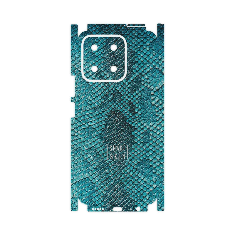 برچسب پوششی ماهوت مدل Blue Snake Skin-FullSkin مناسب برای گوشی موبایل آنر X5b Plus