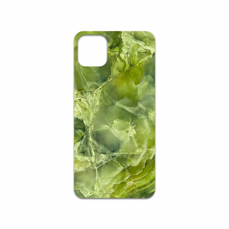 برچسب پوششی ماهوت مدل Green Crystal Marble مناسب برای گوشی موبایل اپل iPhone 11 Pro Max