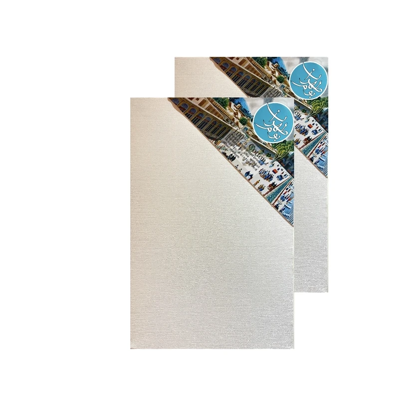 بوم نقاشی مستطیل طهران بوم مدل ۳۲۴ سایز 30 × 20 سانتی‌متر بسته دو عددی