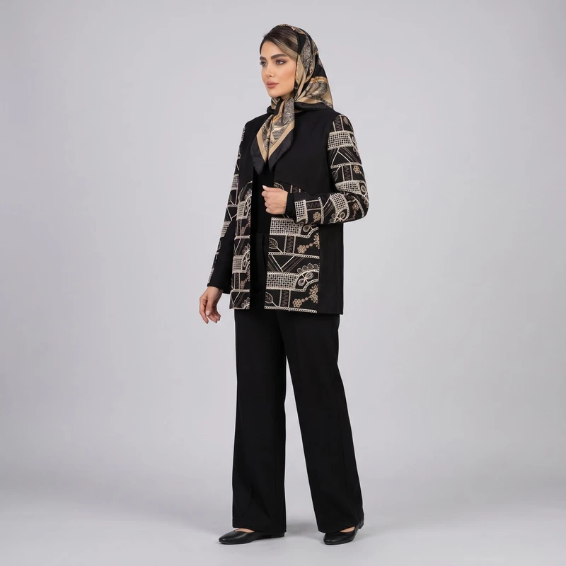 مانتو زنانه السانا مدل واله کد 212740
