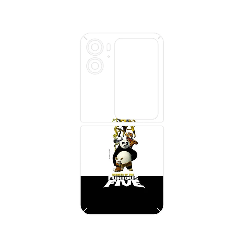 برچسب پوششی ماهوت مدل Kung Fu Panda مناسب برای گوشی موبایل اپو Find N2 Flip