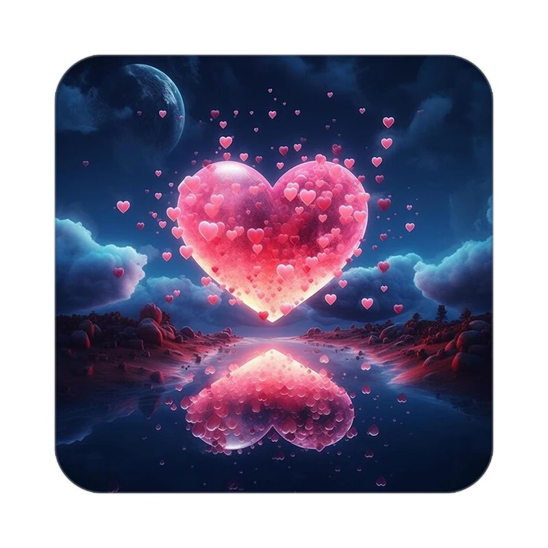 زیر لیوانی کاکتی مدل عاشقانه کد mp11413