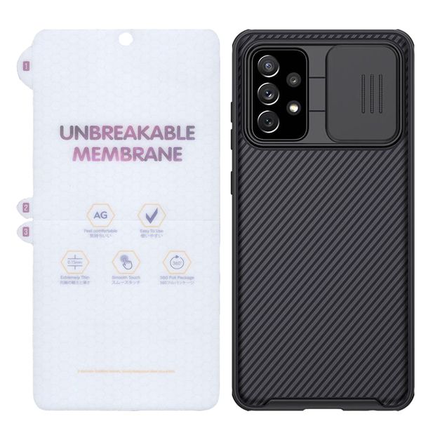 کاور نیلکین مدل Hgm-CM مناسب برای گوشی موبایل سامسونگ Galaxy A72 4G/5G به همراه محافظ صفحه نمایش کاور نیلکین مدل Hgm-CM مناسب برای گوشی موبایل سامسونگ Galaxy A72 4G/5G به همراه محافظ صفحه نمایش