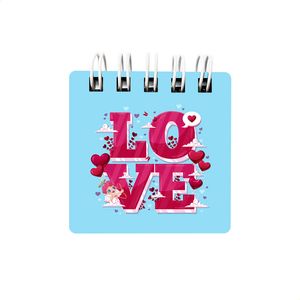نقد و بررسی دفترچه یادداشت پیکسل میکسل مدل LOVE عشق کد K39 توسط خریداران