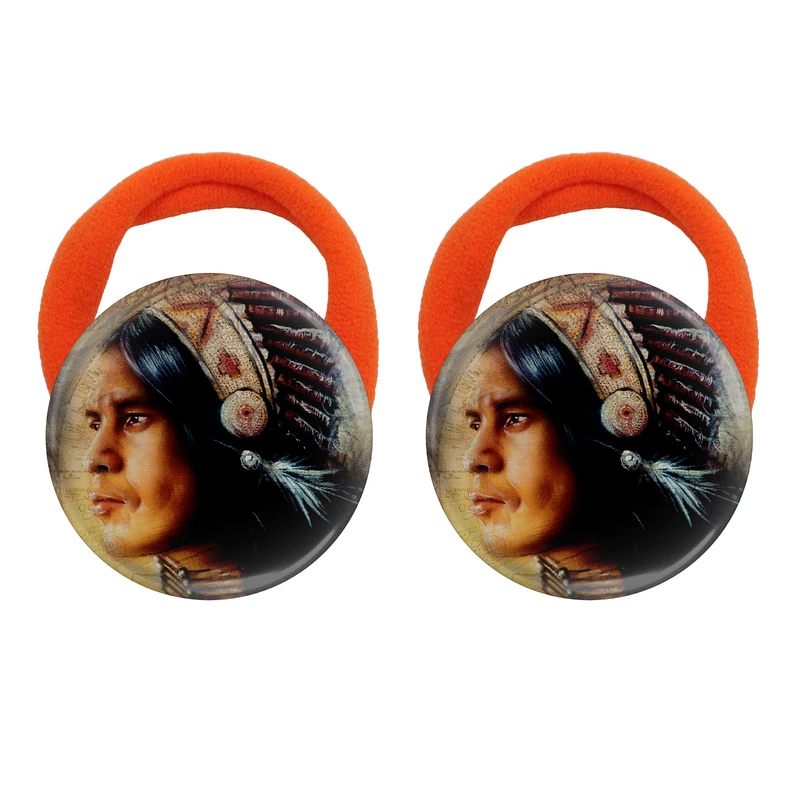 کش مو زنانه مدل مرد سرخ پوست کد 1035 بسته دو عددی