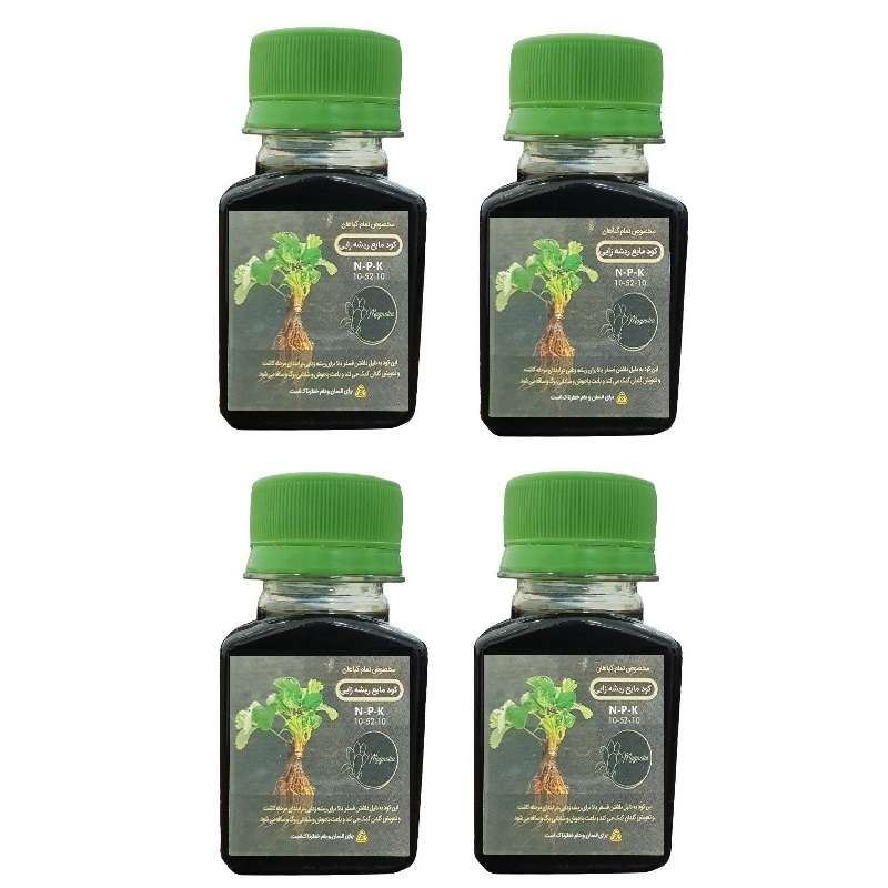 کود مایع ریشه زایی مدل 10-52-10 حجم 120 میلی لیتر بسته 4 عددی