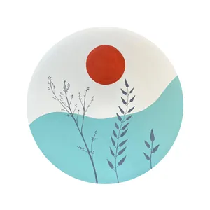 بشقاب دیوارکوب سفالی مدل BS19