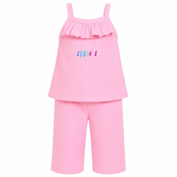 ست تاپ و شلوارک دخترانه مدل M11
