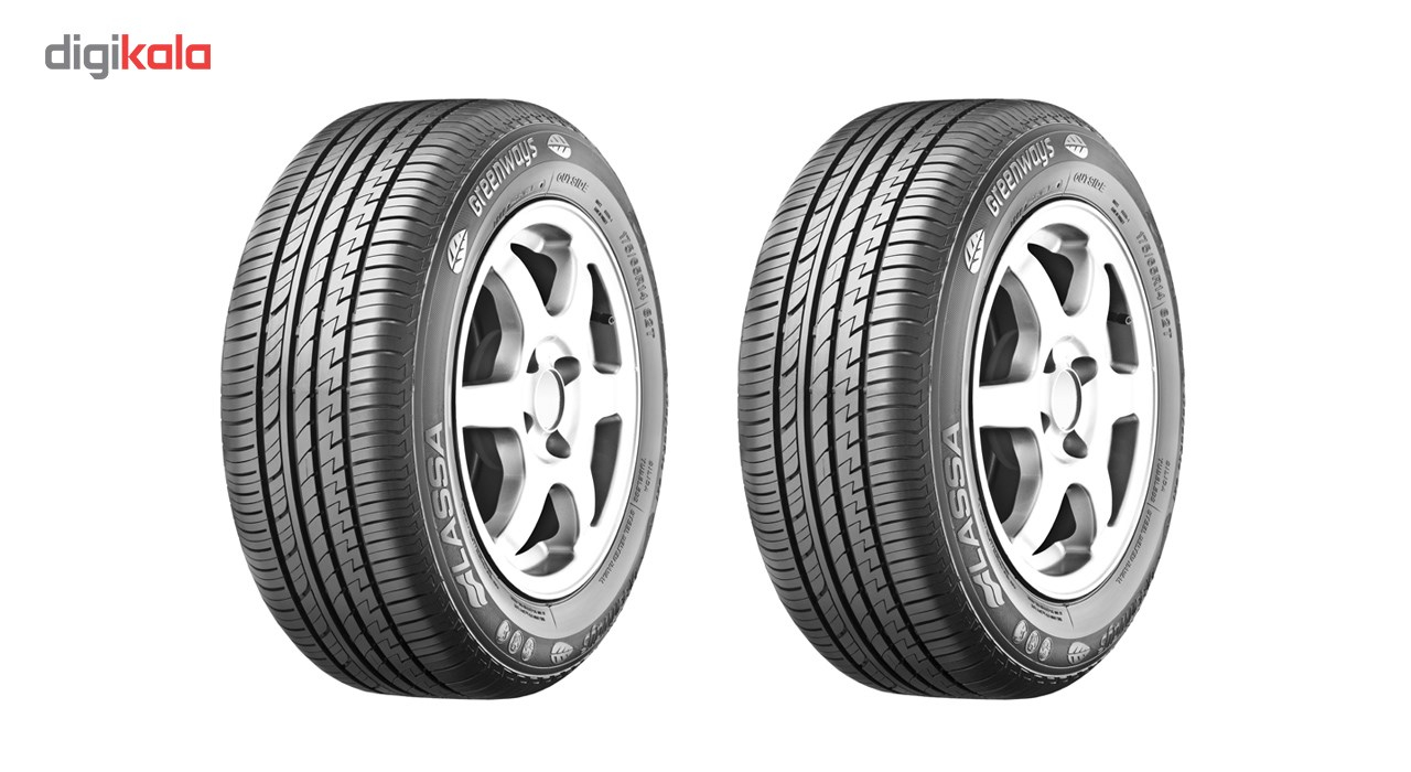 لاستیک خودرو لاسا مدل Greenways سایز 175/60R13 - دو حلقه