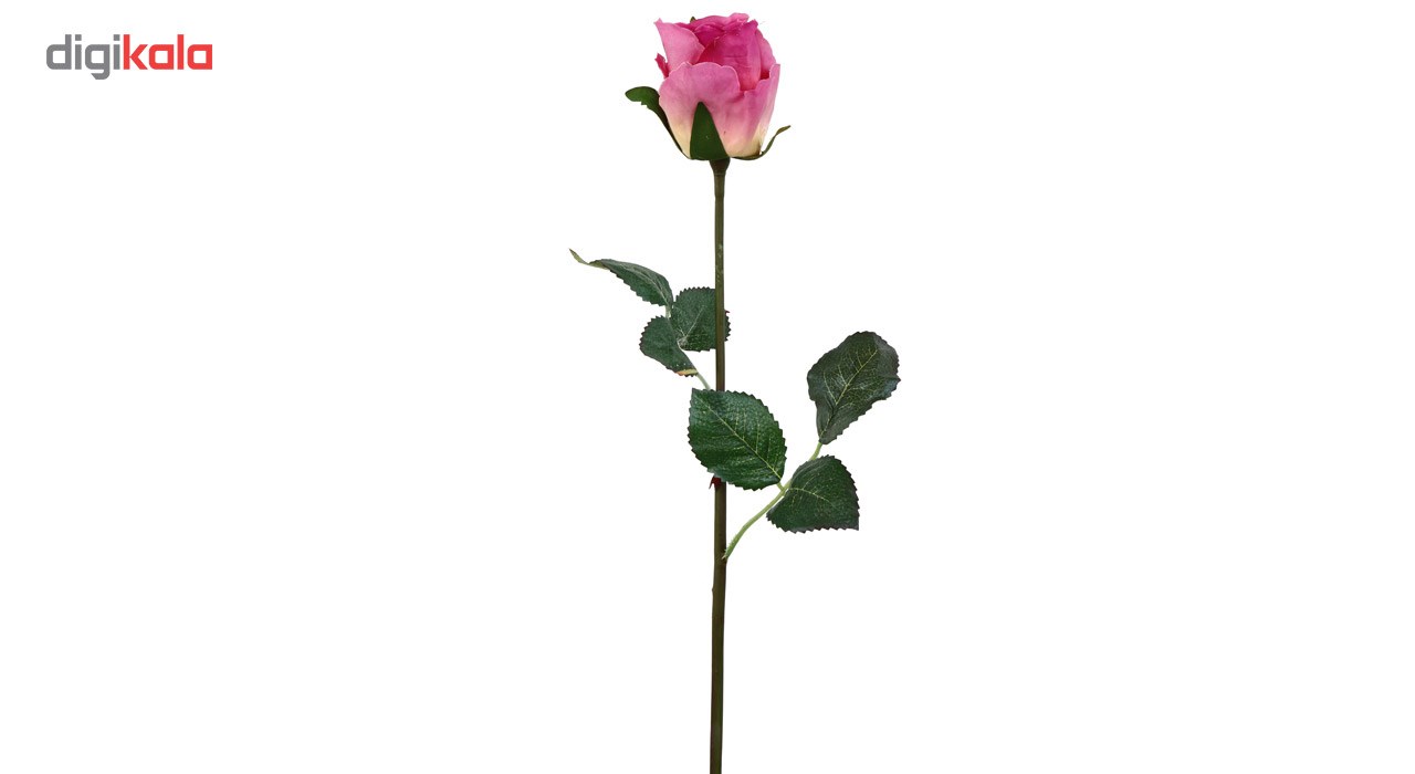 گل مصنوعی هومز طرح رز غنچه نیمه باز مدل 42052 مجموعه 4 عددی