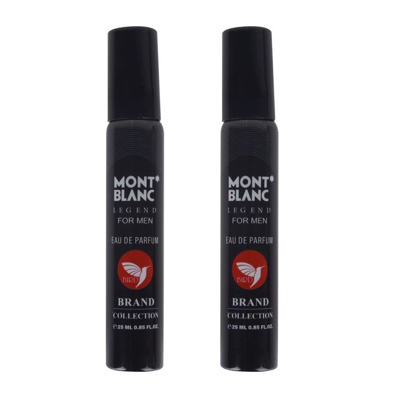 عطر جیبی مردانه برد برند کالکشن مدل MONT BLANC حجم 25 میلی لیتر مجموعه 2 عددی