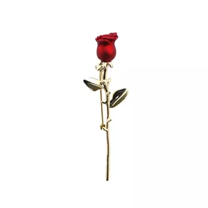 گل سینه زنانه مدل گل رز کد 111005