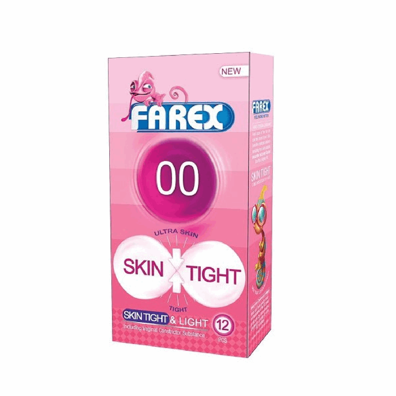 کاندوم فارکس مدل Skin Tight 00 بسته 12 عددی