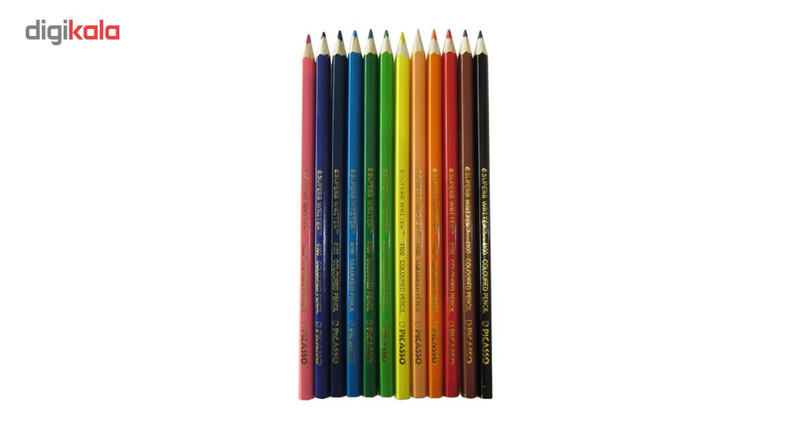 مداد رنگی 12 رنگ پیکاسو مدل superb writer