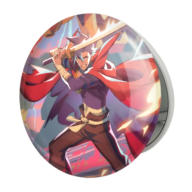 آینه جیبی خندالو طرح کامینا انیمه گورن لاگان مدل تاشو کد 32278