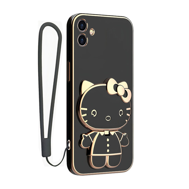 کاور اسپارتان مدل Kitty Strap مناسب برای گوشی موبایل سامسونگ Galaxy A06 به همراه بندآویز