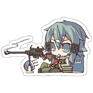 استیکر مدل Chibi Sinon Sniper