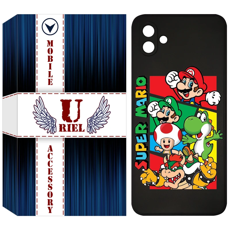 کاور یوریل مدل KSH کد 76 طرح ماریو مناسب برای گوشی موبایل سامسونگ Galaxy A05