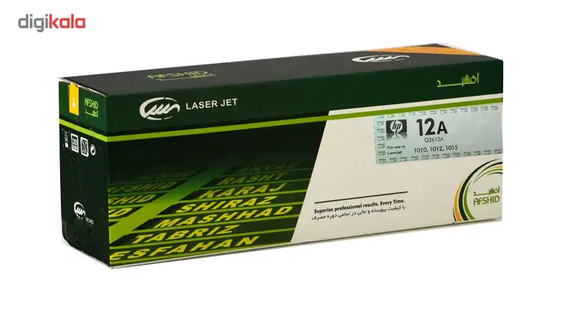 تونر مشکی آفشید مدل 12A