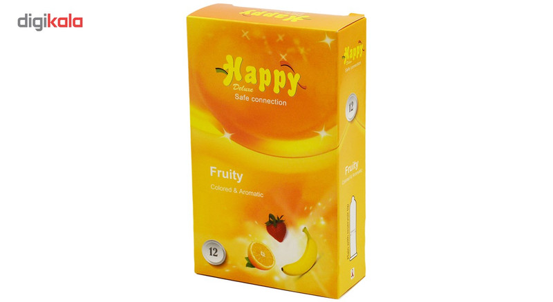 کاندوم هپی مدل میوه ای بسته 12 عددی کاندوم هپی مدل میوه ای بسته 12 عددی